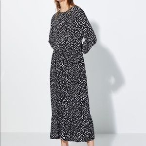 Zara Polka Dot Midi Dress